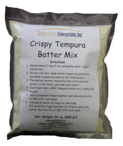 Crispy Tempura Batter Mix Retail Package 24oz